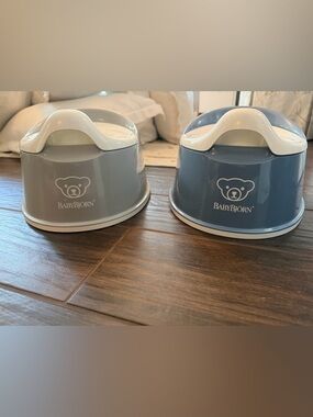 Bjorn Borg BabyBjörn Toddler Potties — Light Gray & Slate Blue
